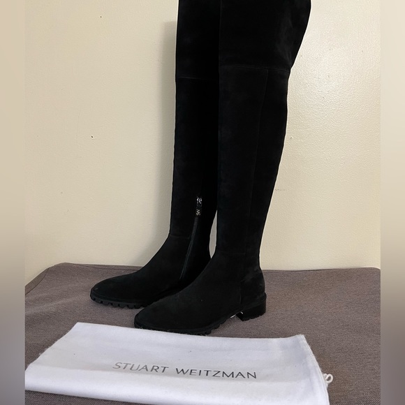 STUART WEITZMAN Amber Suede Over The Knee Boots - Picture 9 of 16